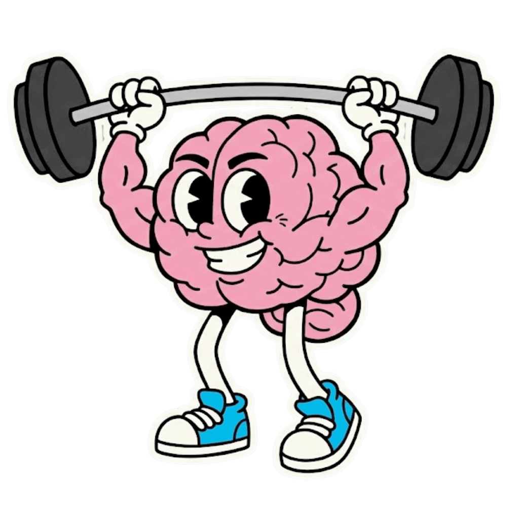Brain lifting weights